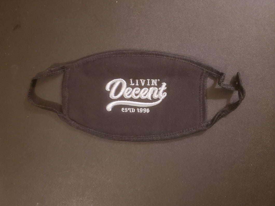 LD Mask Grey embroidery