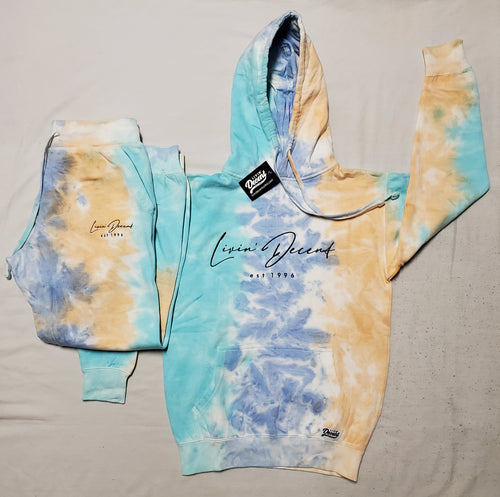 Tie Dye hoodie jogger set