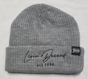 Chunky knit signature beanie hat