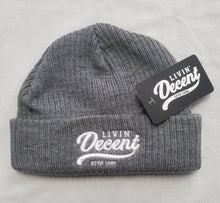 Load image into Gallery viewer, Chunky knit script beanie hat