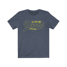 Load image into Gallery viewer, Unisex Jersey Short Sleeve Tee Yellow Outline Print