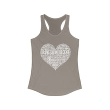 Load image into Gallery viewer, Women&#39;s Love Livin&#39; Tank w/ white print