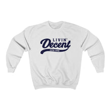 Load image into Gallery viewer, Unisex Crewneck Sweatshirt w/Navy Print