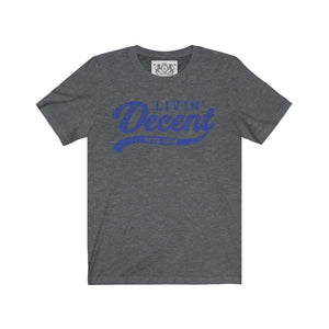 Unisex Jersey Word Cloud w/royal print