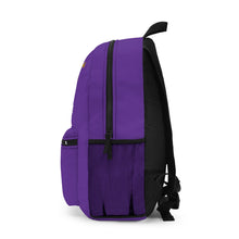 Load image into Gallery viewer, Backpack Purple w/ Regal print