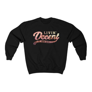 Unisex Crewneck Sweatshirt w/LA Skyline Print