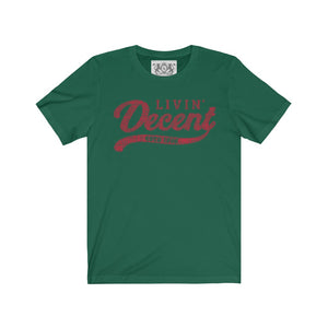 Unisex Jersey Word Cloud w/red print