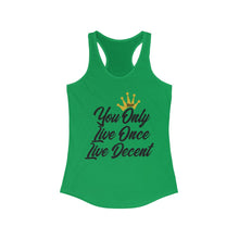 Load image into Gallery viewer, Women&#39;s YOLO Tank w/ black print