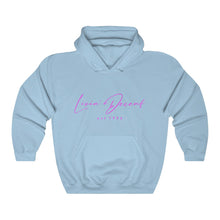 Load image into Gallery viewer, Unisex Hoodie LD signature Hot Pink Print