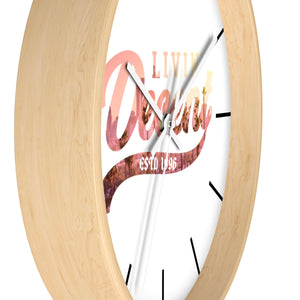 Wall Clock Los Angeles Skyline