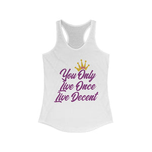 Women's YOLO Tank w/ pink print