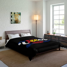 Load image into Gallery viewer, Comforter Black w/ CO Flag print