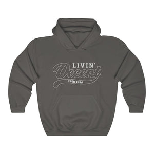 Unisex Hoodie Silver Outline Print