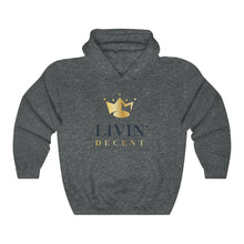 Load image into Gallery viewer, Unisex Hoodie Circle Crown Black/Gold print