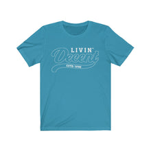 Load image into Gallery viewer, Unisex Jersey Short Sleeve Tee White Outline Print