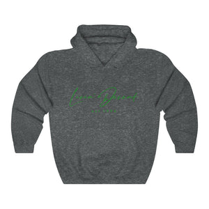 Unisex Hoodie LD signature Kelly Green Print