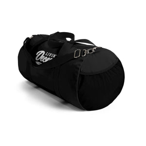 Duffel Bag Black w/ White Print