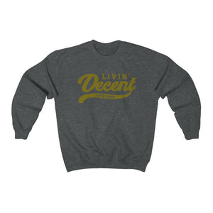 Unisex Crewneck Sweatshirt w/Gold Print