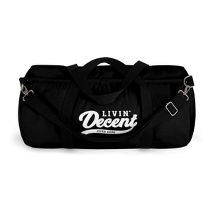 Duffel Bag Black w/ White Print