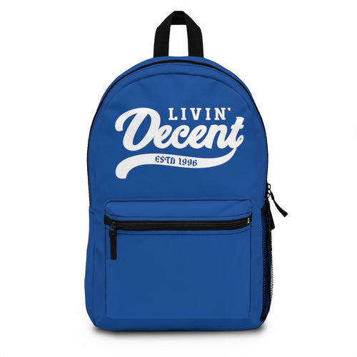 Backpack Royal w/ White print