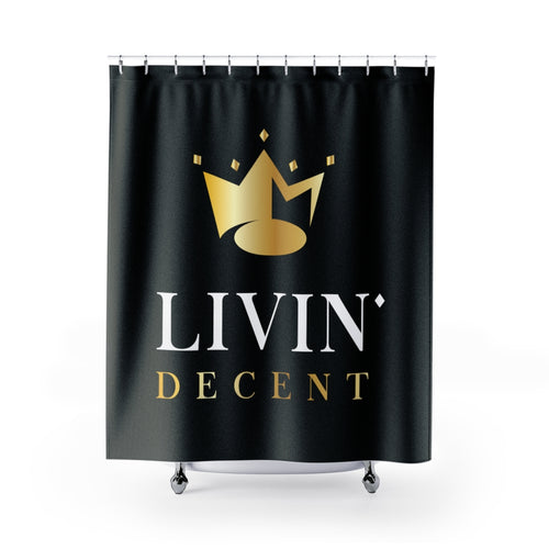 Shower Curtains Circle Crown Print