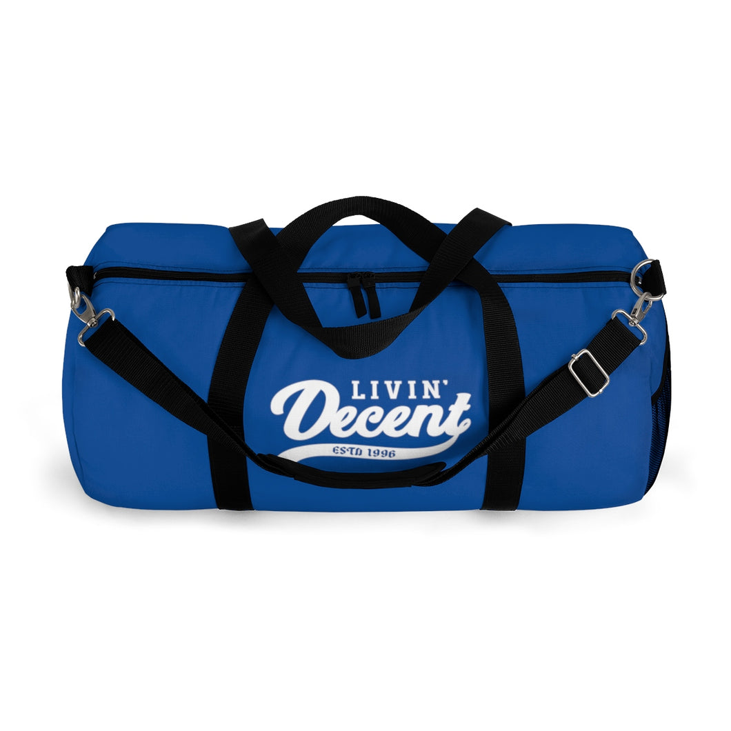 Duffel Bag Royal w/ White Print