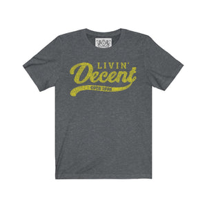Unisex Jersey Word Cloud w/yellow print