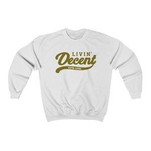 Unisex Crewneck Sweatshirt w/Gold Print