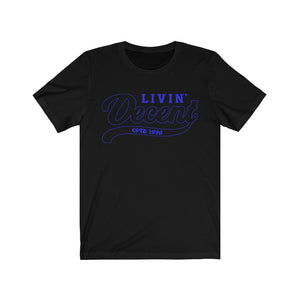Unisex Jersey Short Sleeve Royal Outline Print