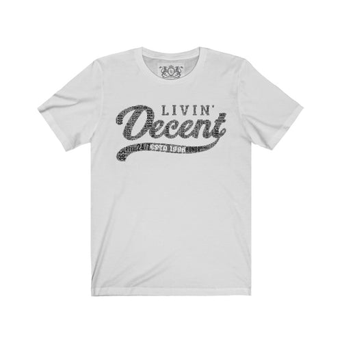 Unisex Jersey Word Cloud w/black print