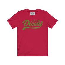 Load image into Gallery viewer, Unisex Jersey Word Cloud w/kelly green print