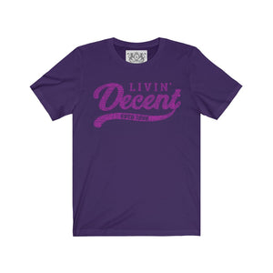 Unisex Jersey Word Cloud w/hot pink print