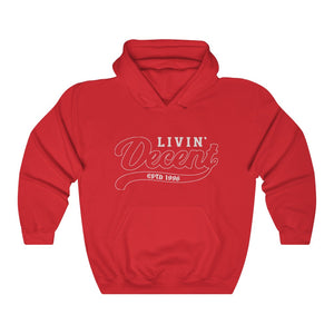 Unisex Hoodie Silver Outline Print