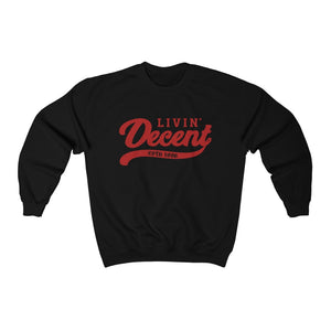 Unisex Crewneck Sweatshirt w/Red Print