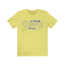 Load image into Gallery viewer, Unisex Jersey Short Sleeve Royal Outline Print