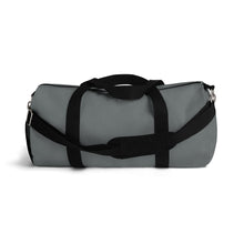 Load image into Gallery viewer, Duffel Bag Grey w/ White Print