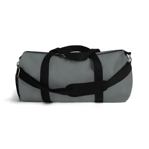 Duffel Bag Grey w/ White Print