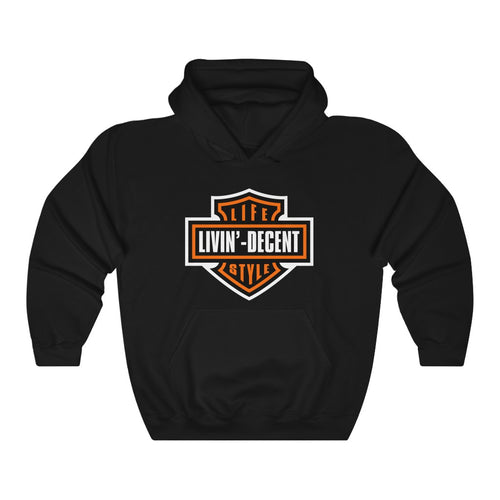 Unisex Hoodie Ridin' Decent Lifestyle Print