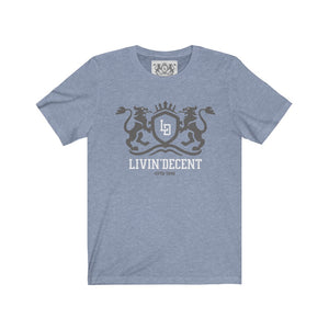 Unisex Jersey Short Sleeve Regal grey/white