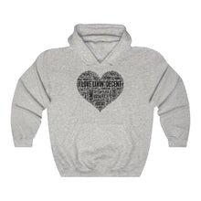 Load image into Gallery viewer, Unisex Hoodie Love Livin&#39; w/black Print