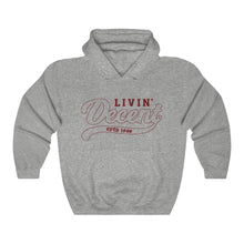 Load image into Gallery viewer, Unisex Hoodie Maroon Outline Print