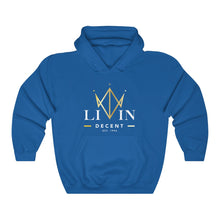 Load image into Gallery viewer, Unisex Hoodie V-Crown White/Gold print