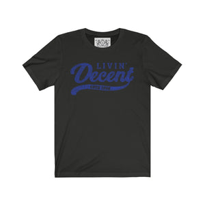 Unisex Jersey Word Cloud w/royal print