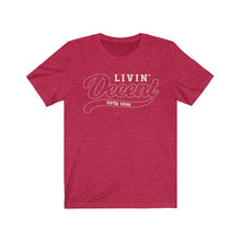 Load image into Gallery viewer, Unisex Jersey Short Sleeve Cream Outline Print