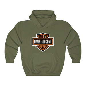 Unisex Hoodie Ridin' Decent Lifestyle Print