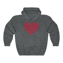 Load image into Gallery viewer, Unisex Hoodie Love Livin&#39; w/red Print