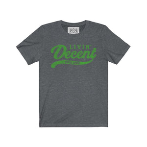 Unisex Jersey Word Cloud w/kelly green print