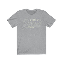 Load image into Gallery viewer, Unisex Jersey Short Sleeve Cream Outline Print