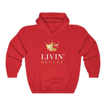 Load image into Gallery viewer, Unisex Hoodie Circle Crown White/Gold print