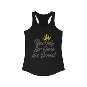 Women's YOLO Tank w/ grey print